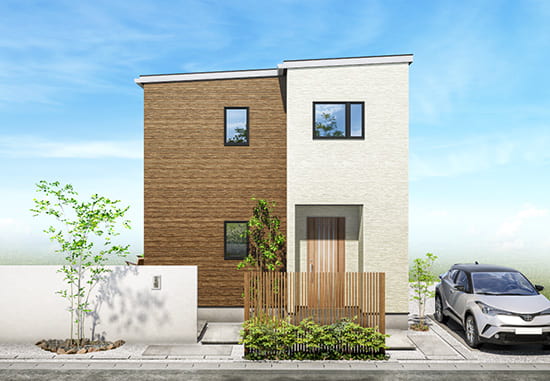 コンパクトな家